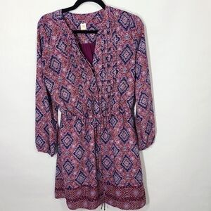 Gap Women's Size Small S Dress Multi Color Paisley Print Office‎ Career